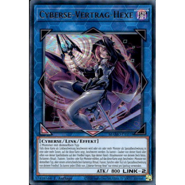 Cyberse-Vertrag-Hexe MAMO-DE018 (Ultra Rare)