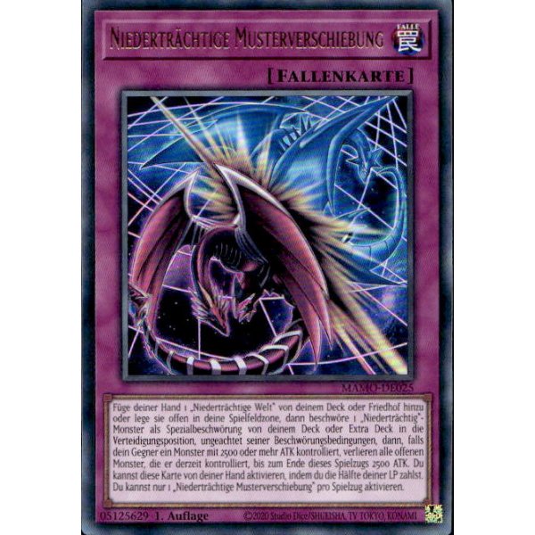 Niedertr&auml;chtige Musterverschiebung MAMO-DE025 (Ultra Rare)