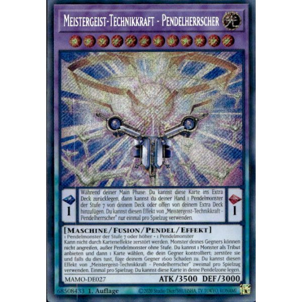 Meistergeist-Technikkraft - Pendelherrscher MAMO-DE027 (Secret Rare)