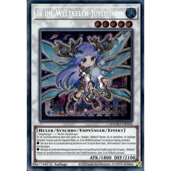 Ib die Weltkelch-Justiziarin MAMO-DE034 (Secret Rare)