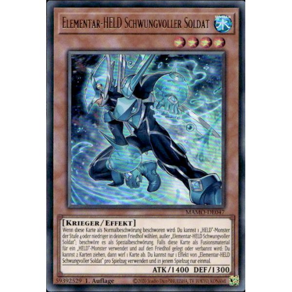Elementar-HELD Schwungvoller Soldat MAMO-DE047