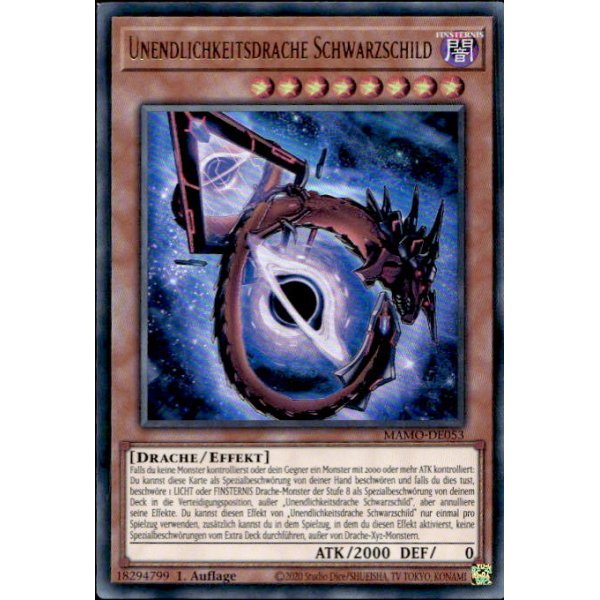 Unendlichkeitsdrache Schwarzschild MAMO-DE053