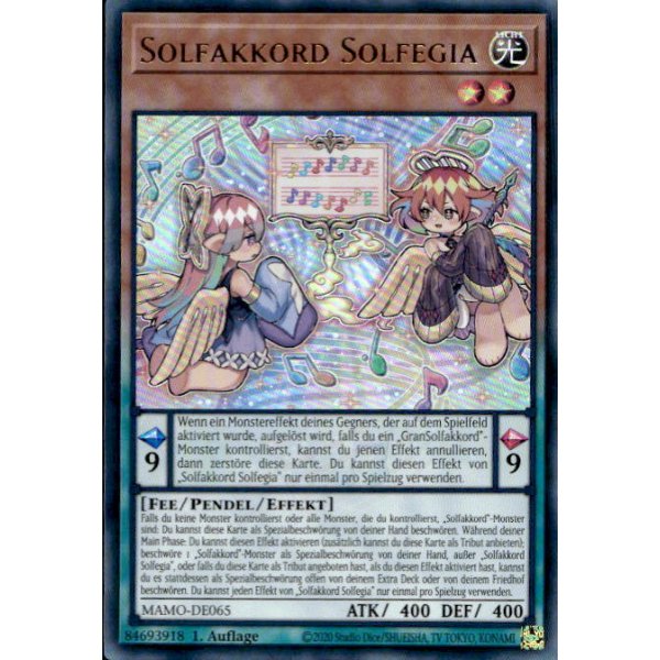 Solfakkord Solfegia MAMO-DE065