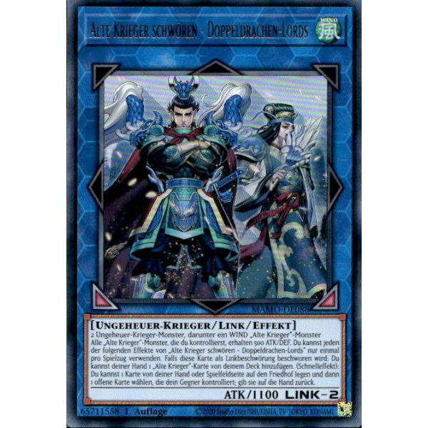 Alte Krieger schw&ouml;ren - Doppeldrachen-Lords MAMO-DE088