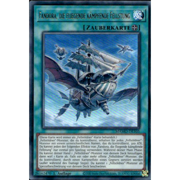 Fandora, die fliegende k&auml;mpfende Fellstung MAMO-DE105