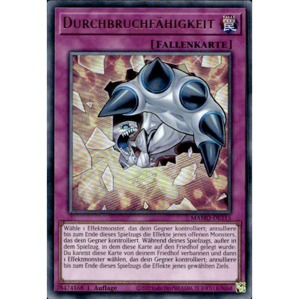 Durchbruchf&auml;higkeit MAMO-DE115