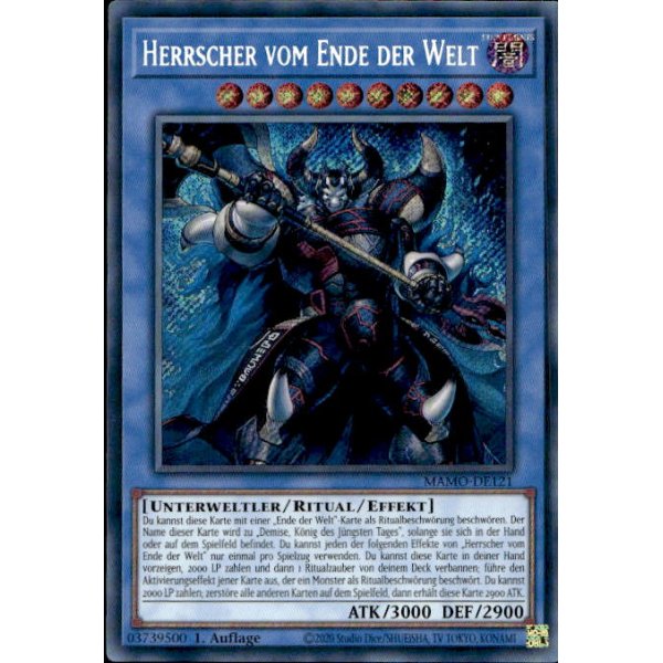 Herrscher vom Ende der Welt MAMO-DE121 (Secret Rare)