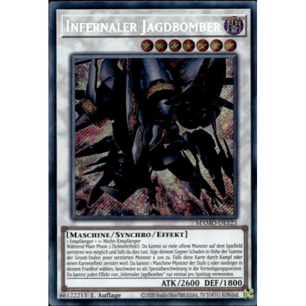 Infernaler Jagdbomber MAMO-DE123 (Secret Rare)