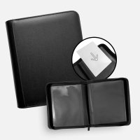 TCG Guru XXL Card Zip Binder Xenon Schwarz - 1-Pocket Toploading