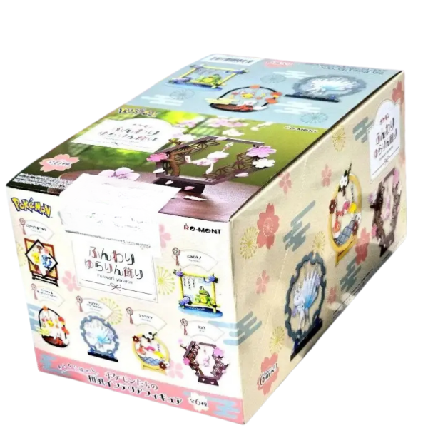 Pokemon - Re-Ment - Funwari Yurarin Display