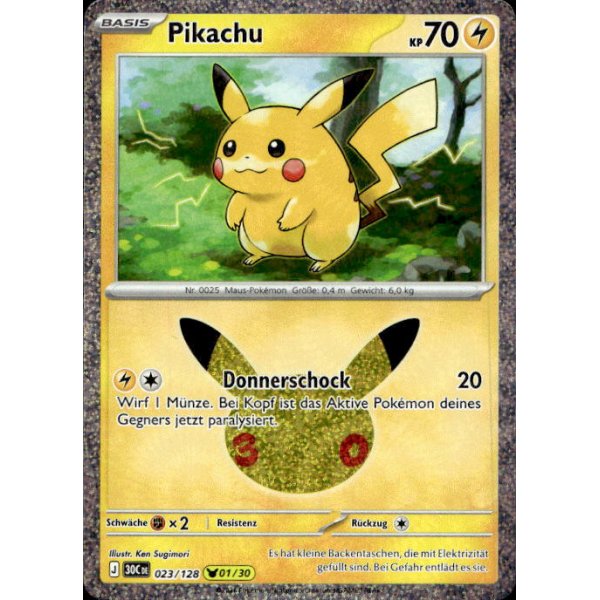 Pikachu 023/128