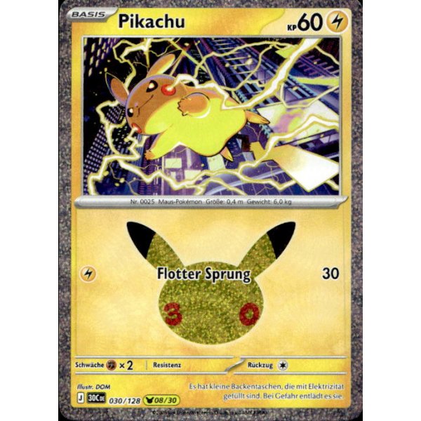 Pikachu 030/128