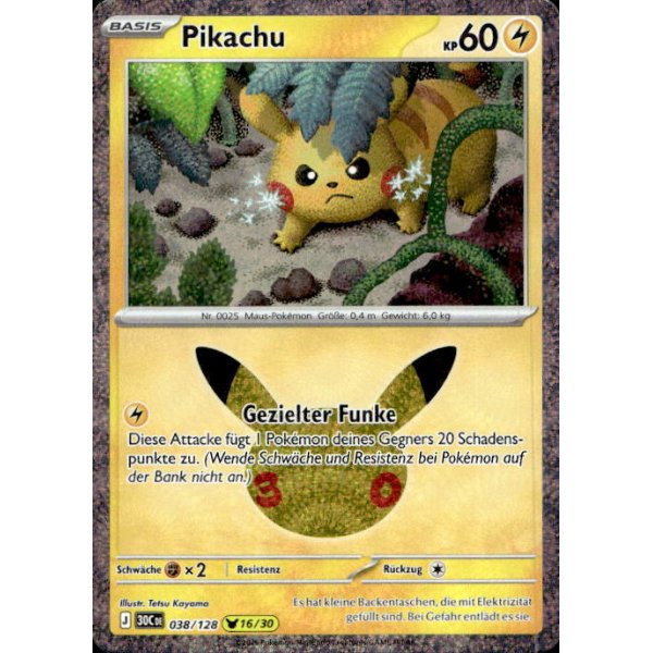 Pikachu 038/128