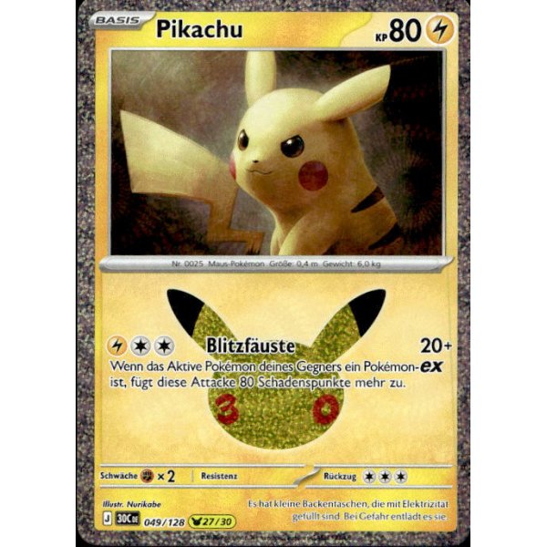 Pikachu 049/128