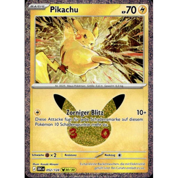 Pikachu 052/128