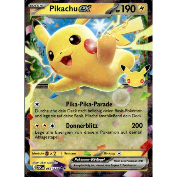 Pikachu-ex 053/128