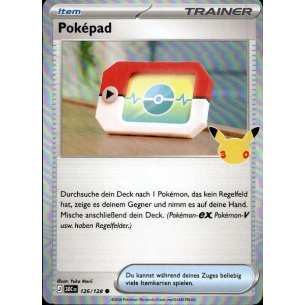 Pok&eacute;pad 126/128