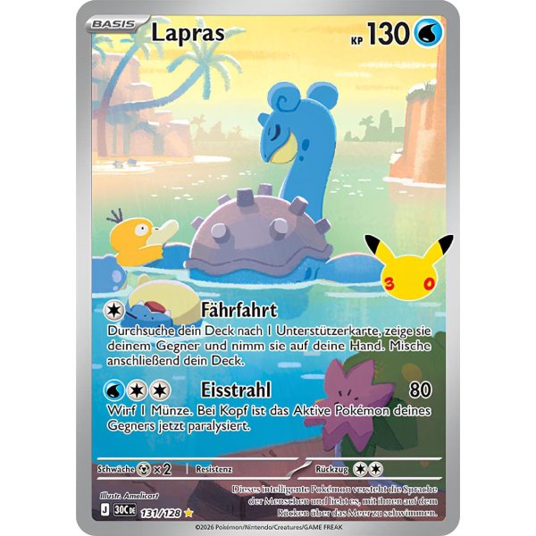 Lapras 131/128 Illustration Rare