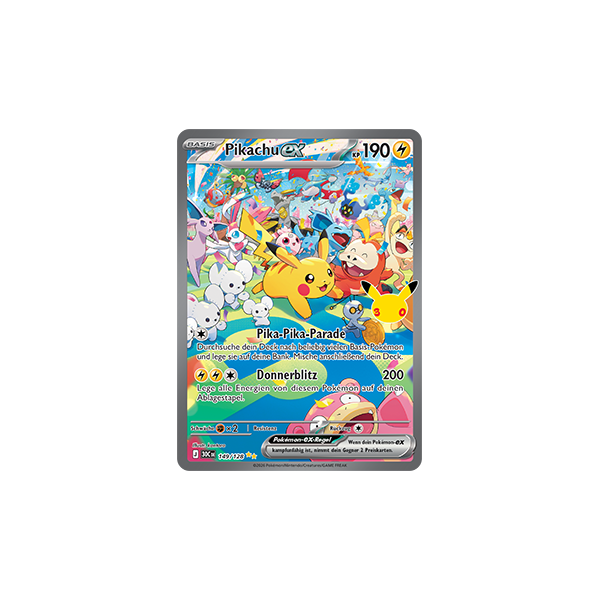 Pikachu-ex 149/128 Special Illustration Rare