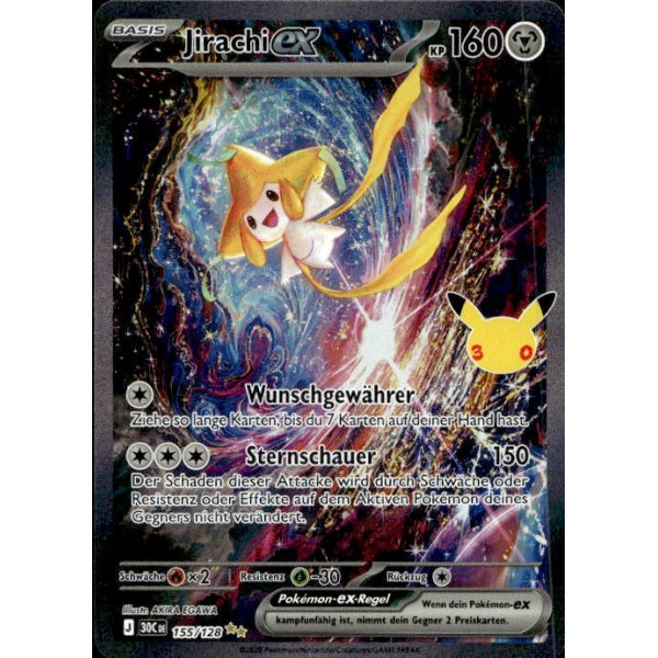Jirachi-ex 155/128 Special Illustration Rare