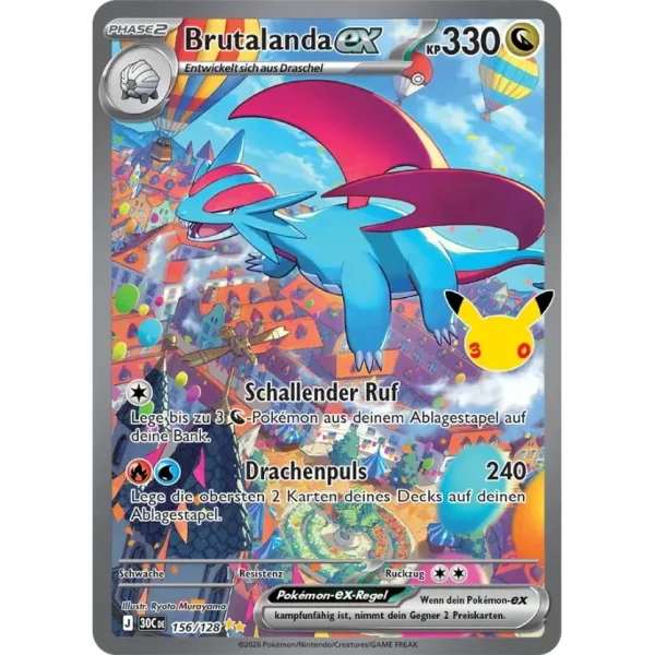 Brutalanda-ex 156/128 Special Illustration Rare