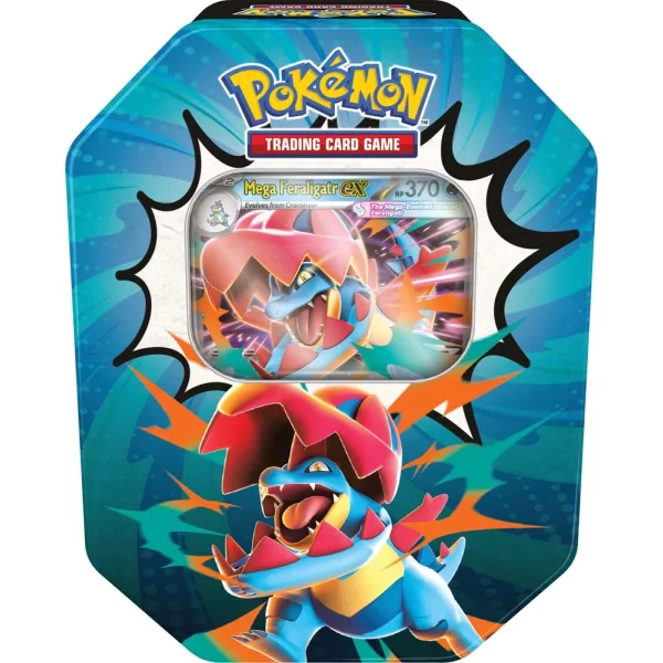 Pokemon Mega Evolution Ascended Heroes Tin Box Mega Feraligatr ex (englisch)