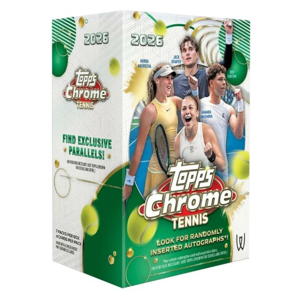 Topps Chrome Tennis 2026 - Value Box