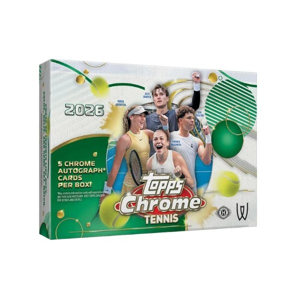 Topps Chrome Tennis 2026 - Breaker Delight Box