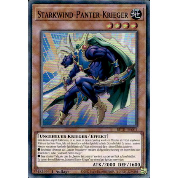 Starkwind-Panter-Krieger BETB-DE001 (Super Rare)