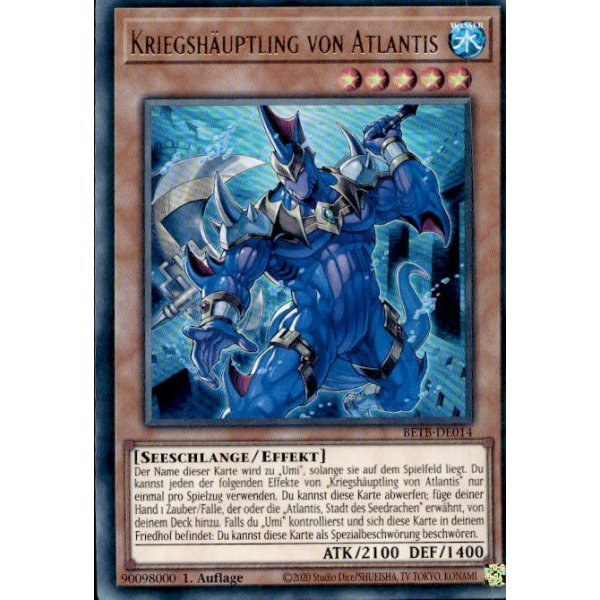 Kriegsh&auml;uptling von Atlantis BETB-DE014 (Ultra Rare)