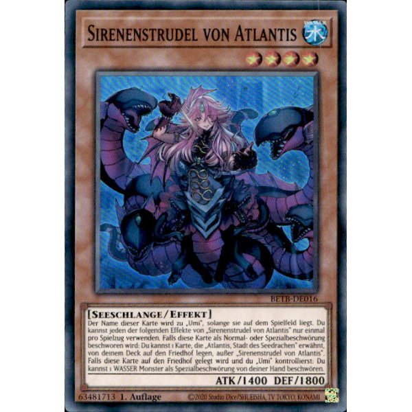 Sirenenstrudel von Atlantis BETB-DE016 (Super Rare)