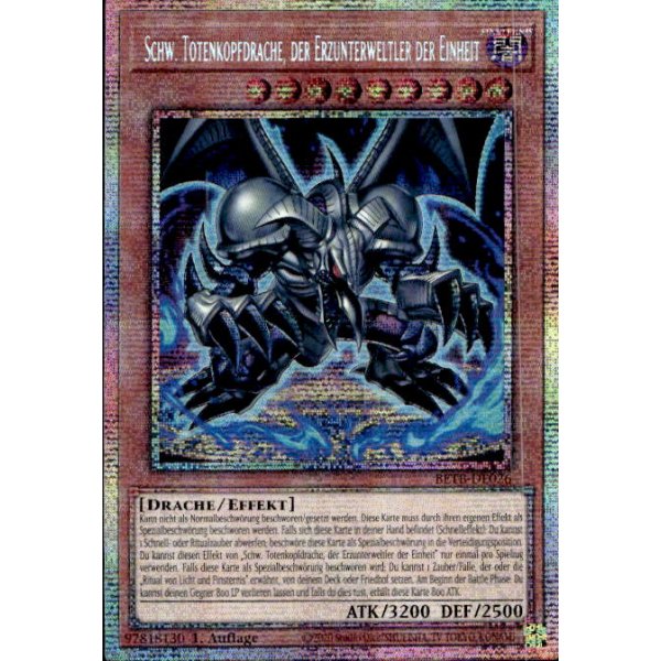 Schw. Totenkopfdrache, der Erzunterweltler der Einheit BETB-DE026 (Starlight Rare)