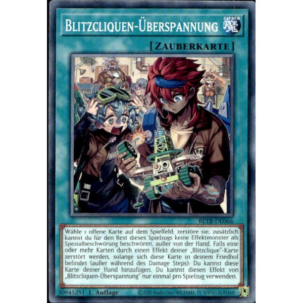 Blitzcliquen-&Uuml;berspannung BETB-DE066