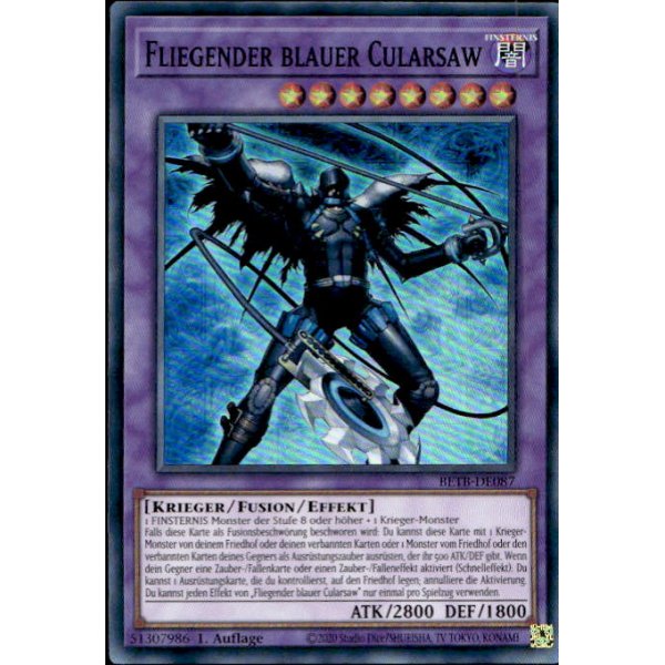 Fliegender blauer Cularsaw BETB-DE087