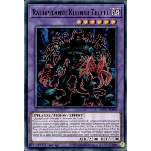 Raubpflanze K&uuml;hner Teufel BETB-DE100