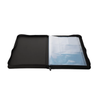 Ultra Pro - 9-Pocket Zippered Toploader Premium Pro-Binder - Black
