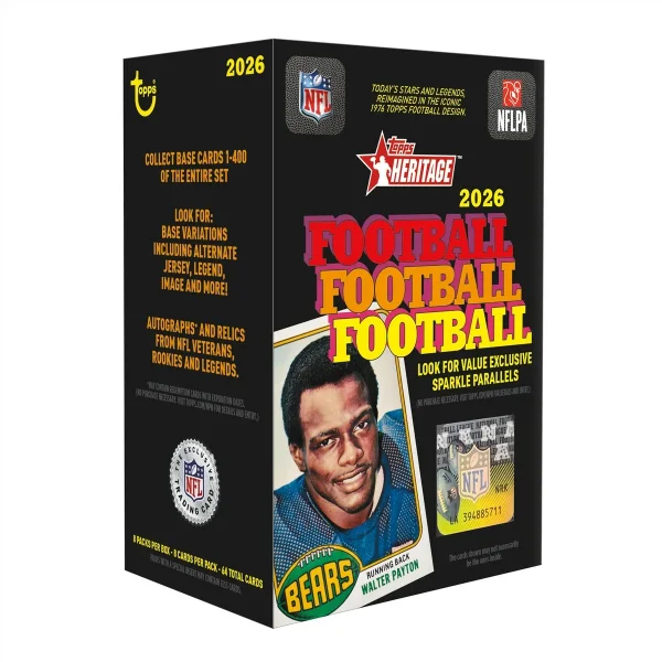 Topps Heritage Football 2026 - Value Box