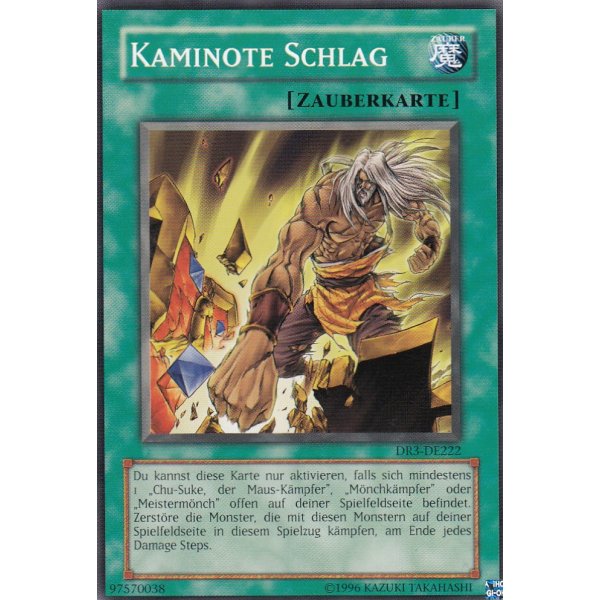 Kaminote Schlag DR3-DE222