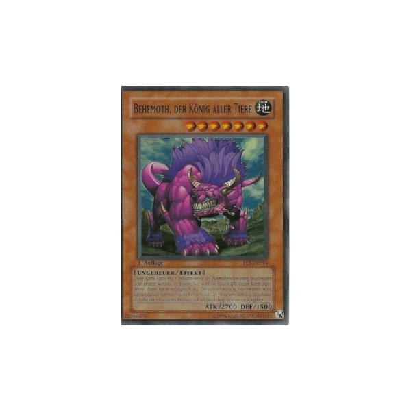 Behemoth, der K&ouml;nig aller Tiere (Super Rare) FET-DE014