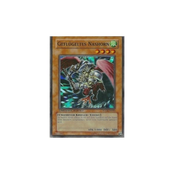 Gefl&uuml;geltes Nashorn FOTB-DESE2
