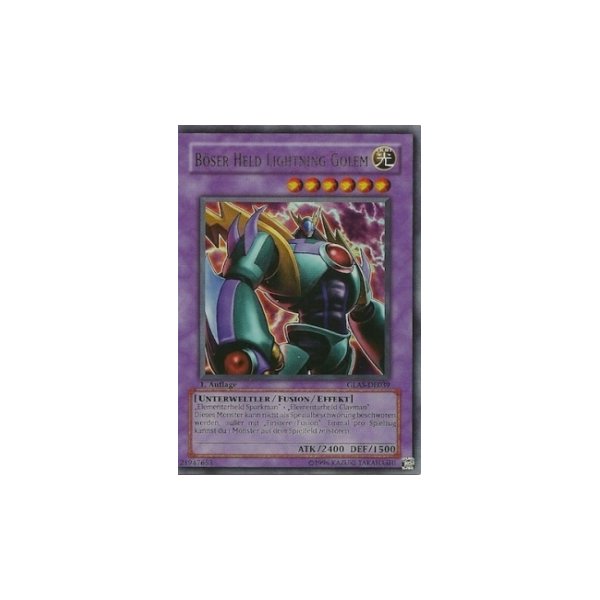 B&ouml;ser Held Lightning Golem (Ultra Rare) GLAS-DE039