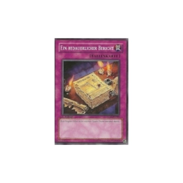 Ein bedauerlicher Bericht GLAS-DE080