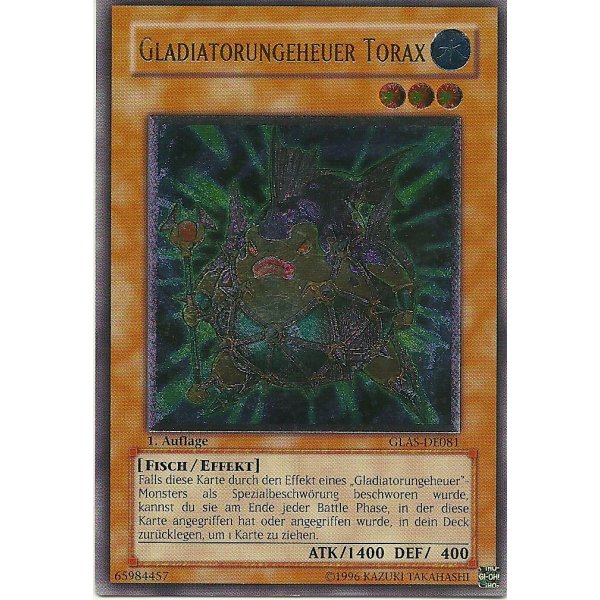 Gladiatorungeheuer Torax (Ultimate Rare) GLAS-DE081umr
