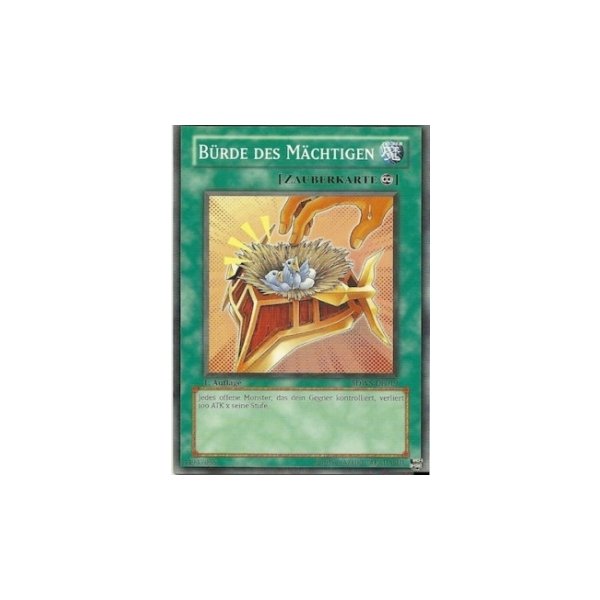 B&uuml;rde des M&auml;chtigen SDWS-DE019