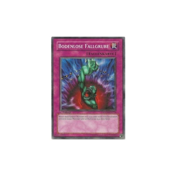 Bodenlose Fallgrube SDZW-DE034