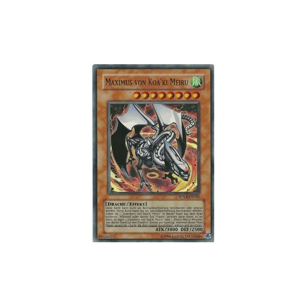 Maximus von Koaki Meiru (Ultra Rare) SOVR-DE081
