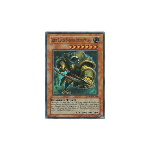 Gelber Pavian, Bogensch&uuml;tze des Waldes (Ultra Rare) SOVR-DE084