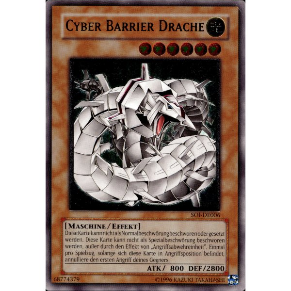 Cyber Barrier Drache (Ultimate Rare) SOI-DE006umr