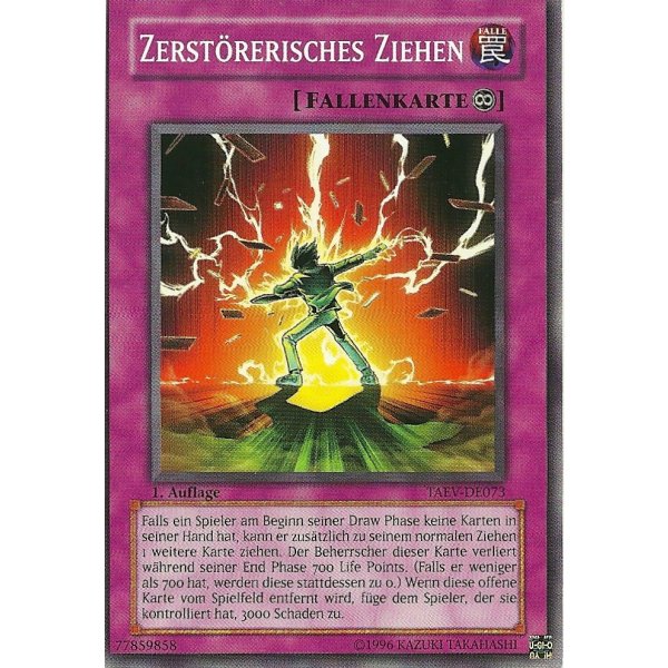 Zerst&ouml;rerisches Ziehen TAEV-DE073