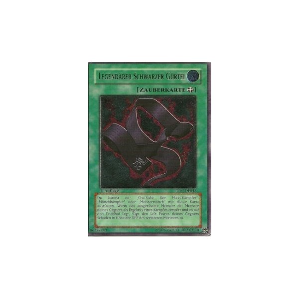 Legend&auml;rer Schwarzer G&uuml;rtel (Ultimate Rare) TLM-DE045umr